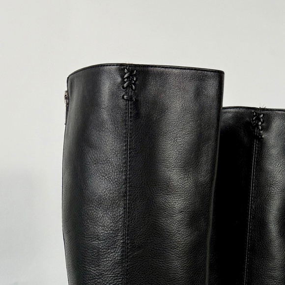 Frye Regina Zip Black Leather Boots - Picture 5 of 12